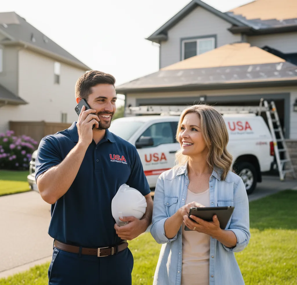 USA Roof Repair Experts customer support in Brookfield